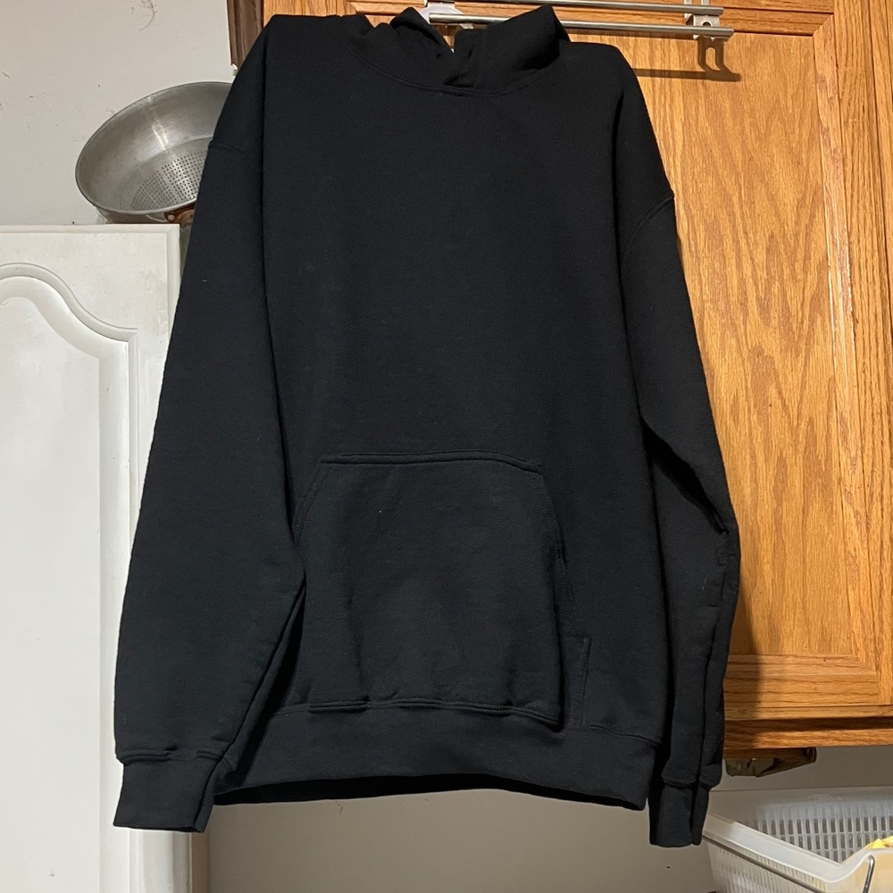 3/$30 Gildan Hoodie Heavy Blend Black Hoodie Size Large